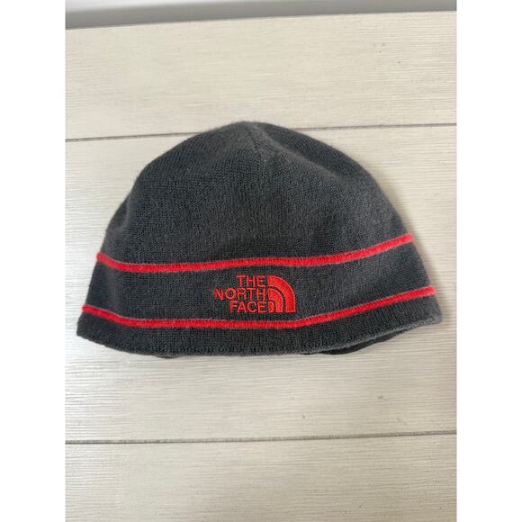 The North Face Knit Beanie Hat Fleece Lined Toddler Infant Embroidered Logo - Picture 1 of 5